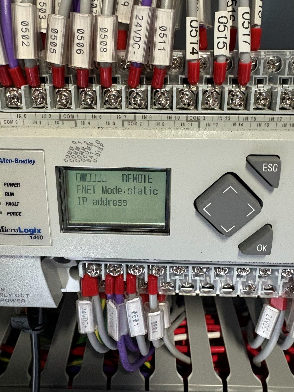 Allen-Bradley industrial control panel wired and commissioned by Sustainable Industries